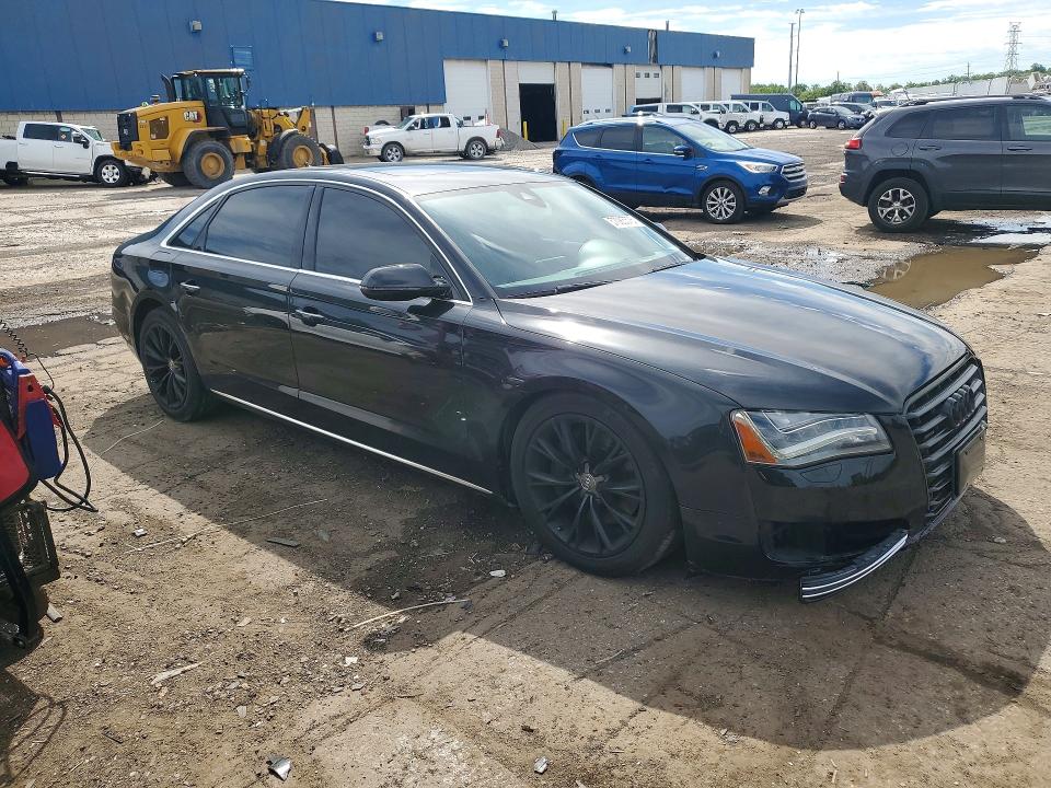 2014 Audi A8 VIN WAURGAFDXEN004650 COPART salvage auction — FRONT END, MI - CERTIFICATE OF TITLE, sold $325 on 2026-07-31 (photo 4)