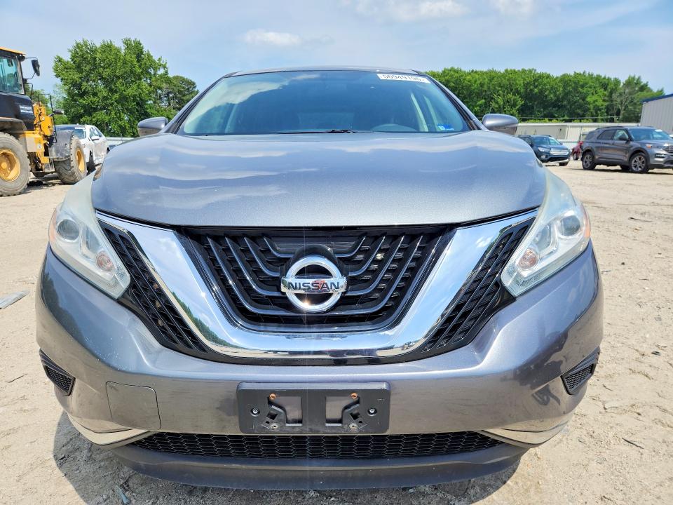2017 Nissan Murano VIN 5N1AZ2MH8HN189822 COPART salvage auction — MINOR DENT/SCRATCHES, VA - CERTIFICATE OF TITLE, sold $1,700 on 2026-07-09 (photo 5)
