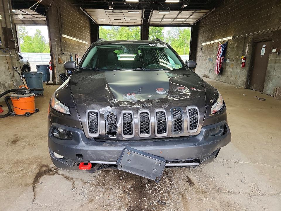 2015 Jeep Cherokee VIN 1C4PJMBS2FW786519 COPART salvage auction — FRONT END, Ny - Mv-907A Salvage Certificate, sold $1,550 on 2026-07-06 (photo 5)