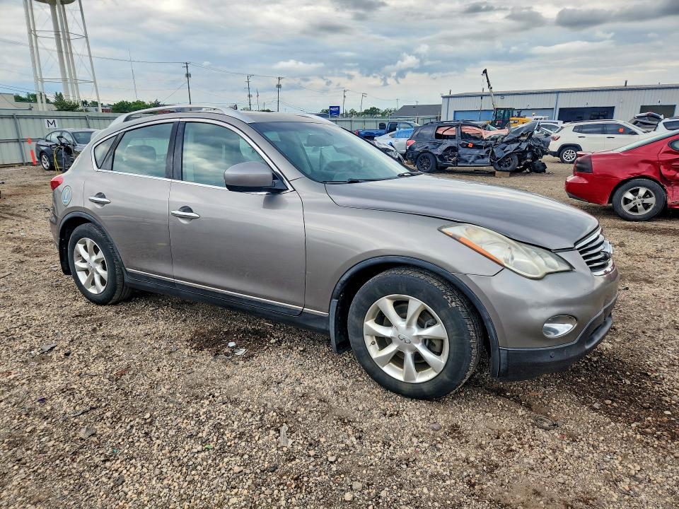 2010 Infiniti Ex VIN JN1AJ0HR6AM751847 COPART salvage auction — FRONT END, Il - Salvage Certificate, sold $975 on 2026-07-31 (photo 4)