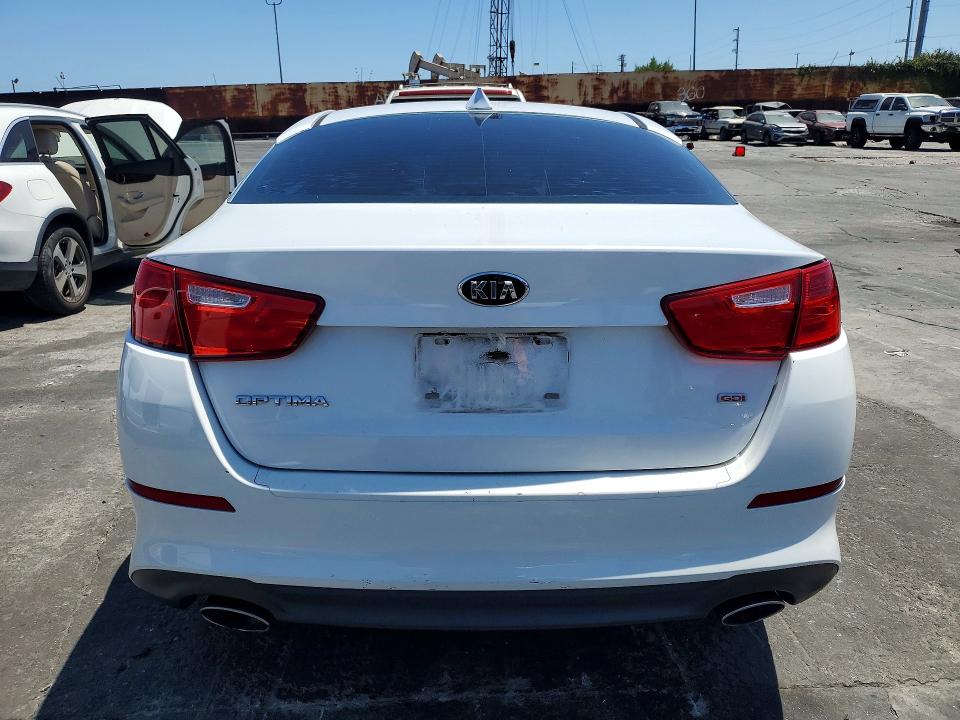 2015 Kia VIN 5XXGM4A7XFG406932 COPART salvage auction — FRONT END, Ca - Salvage Certificate, sold $650 on 2026-07-08 (photo 6)
