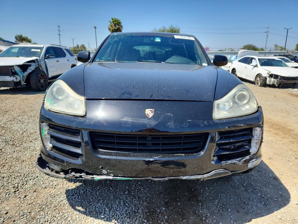 2009 Porsche Cayenne VIN WP1AA29P99LA12834 COPART salvage auction — FRONT END, Tx - Salvage Vehicle Title, sold $875 on 2026-07-21 (photo 5)