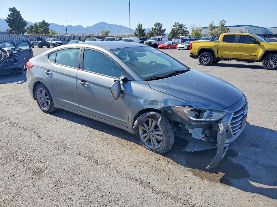 2018 Hyundai Elantra VIN KMHD84LF5JU599713 COPART salvage auction — FRONT END, Tx - Salvage Vehicle Title, sold $2,450 on 2026-07-10 (photo 4)