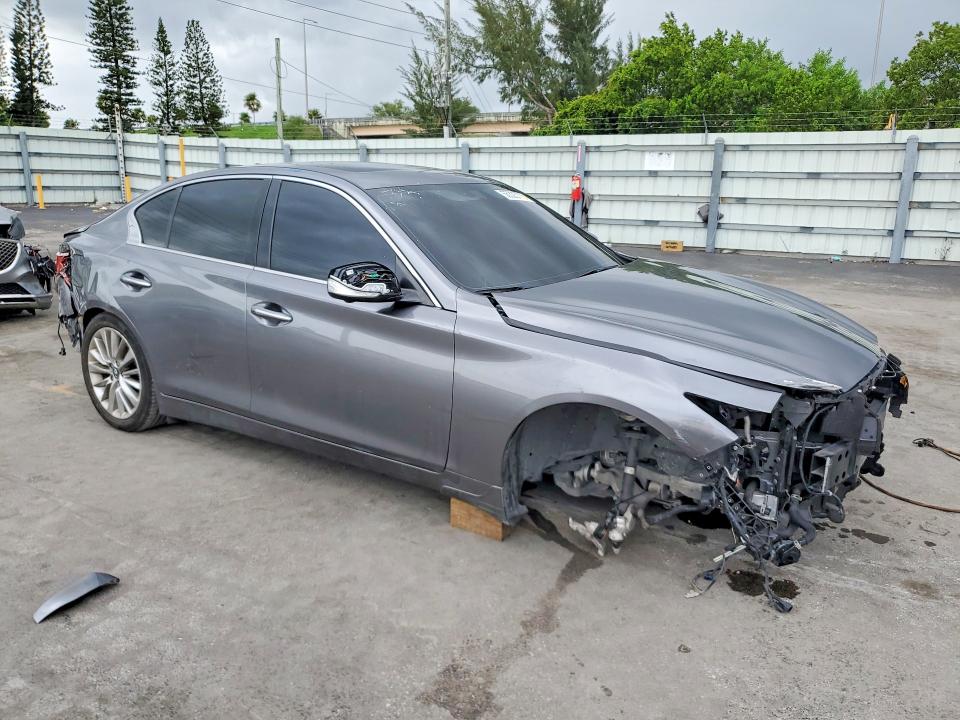 2021 Infiniti VIN JN1EV7BP7MM702666 COPART salvage auction — FRONT END, Fl - Certificate Of Destruction, sold $1,600 on 2026-07-13 (photo 4)