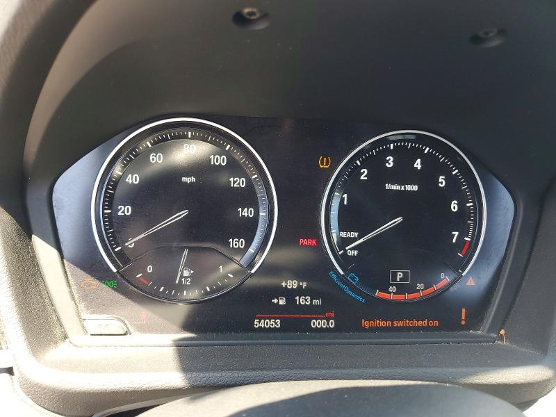 2018 BMW X1 VIN WBXHT3C38J3H30536 COPART salvage auction — FRONT END, Ny - Mv-907A Salvage Certificate, sold $1,550 on 2026-07-06 (photo 9)