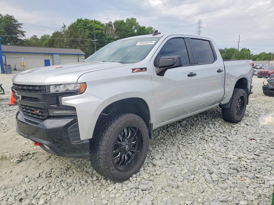 2020 Chevrolet Silverado VIN 1GCPYFEL9LZ346870 COPART salvage auction — FRONT END, Nc - Salvage Certificate Of Title, sold $7,500 on 2026-07-29 (photo 1)