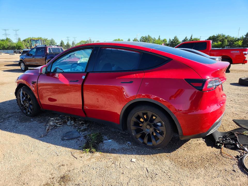 2022 Tesla VIN 7SAYGDEEXNF343579 COPART salvage auction — FRONT END, Il - Salvage Certificate, sold $3,250 on 2026-07-28 (photo 2)