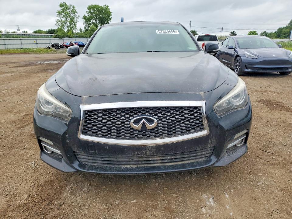 2015 Infiniti Q50 VIN JN1BV7ARXFM392702 COPART salvage auction — WATER/FLOOD, OH - CERT OF TITLE-FLOOD VEHICLE, sold $1,350 on 2026-07-21 (photo 5)