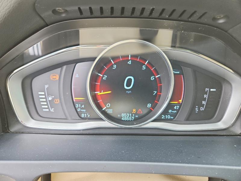 2015 Volvo VIN YV140MEK7F1258712 COPART salvage auction — FRONT END, Or - Salvage Title Certificate, sold $4,100 on 2026-08-18 (photo 9)