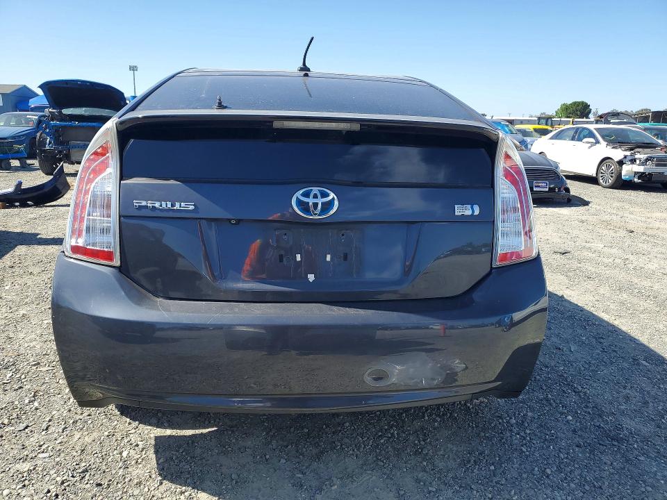 2013 Toyota Prius VIN JTDKN3DU2D5595421 COPART salvage auction — SIDE, Ca - Salvage Certificate, sold $2,650 on 2026-07-02 (photo 6)