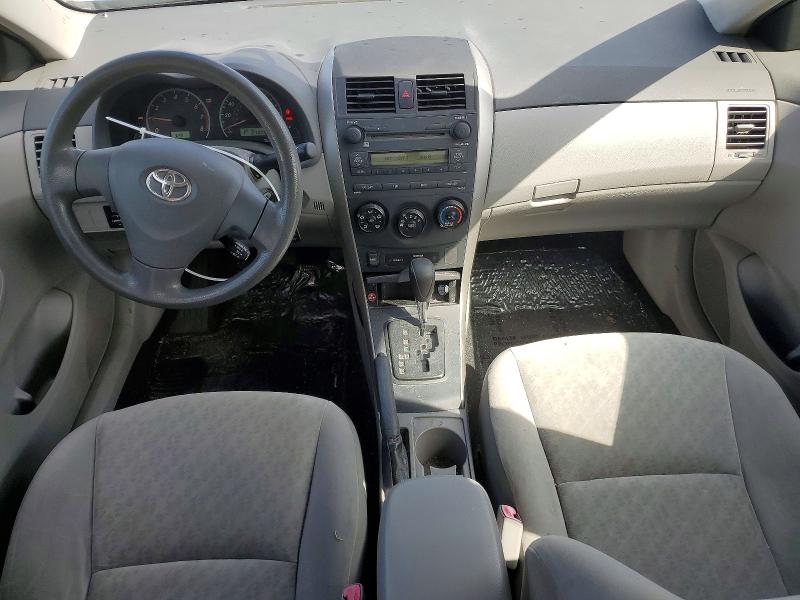2009 Toyota Corolla VIN JTDBL40E299079408 COPART salvage auction — FRONT END, Nc - Salvage Certificate Of Title, sold $225 on 2026-07-29 (photo 8)