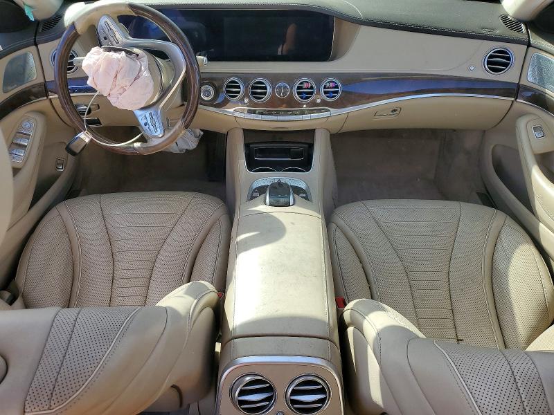 2018 Mercedes-benz S-klasse VIN WDDUG6GB9JA354737 COPART salvage auction — FRONT END, Ca - Salvage Certificate, sold $7,400 on 2026-07-16 (photo 8)