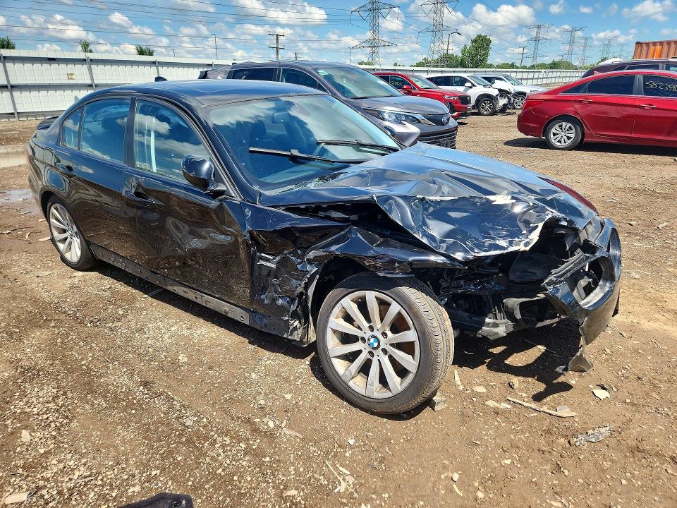 2009 BMW 3 series VIN WBAPK73559A455018 COPART salvage auction — FRONT END, IL - SALVAGE CERTIFICATE, sold $325 on 2026-07-16 (photo 4)