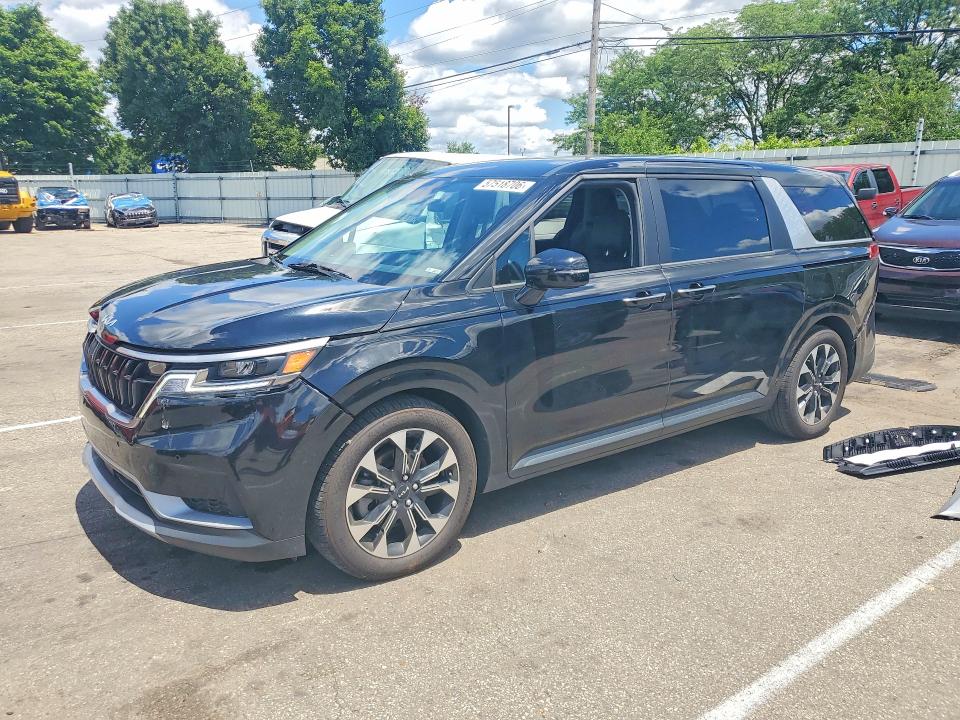 2024 Kia Carnival VIN KNDNC5H32R6395785 COPART salvage auction — FRONT END, Oh - Cert Of Title-Salvage, sold $8,700 on 2026-07-22 (photo 1)