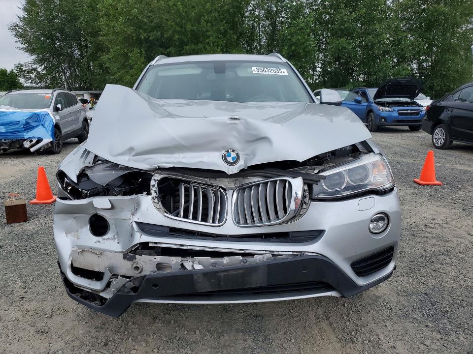 2015 BMW X3 VIN 5UXWX7C52F0K35142 COPART salvage auction — FRONT END, Wa - Bill Of Sale, sold $800 on 2026-07-13 (photo 5)