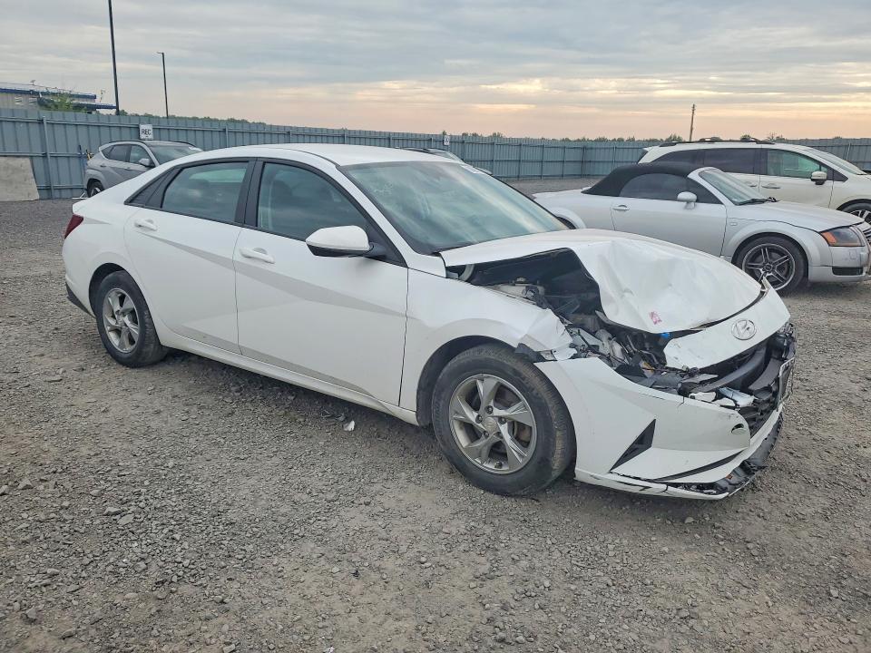 2022 Hyundai Elantra VIN KMHLM4AG0NU309287 COPART salvage auction — FRONT END, On - Permit Salvage, sold $3,450 on 2026-07-14 (photo 4)
