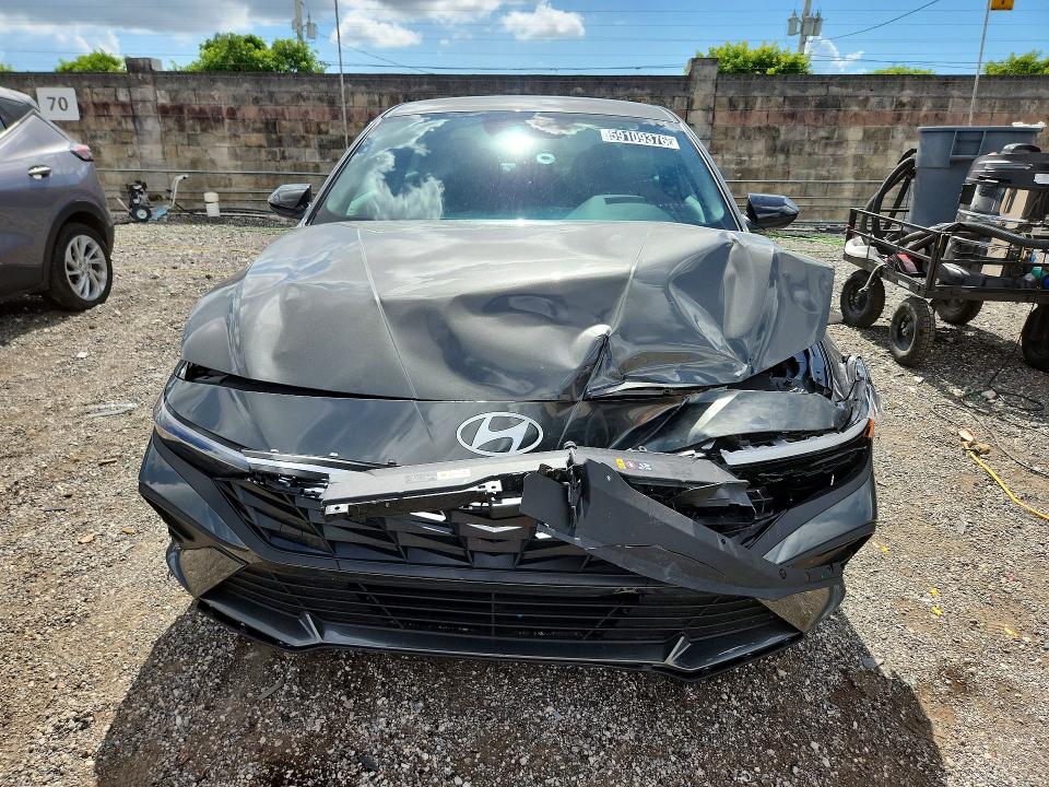 2026 Hyundai Elantra VIN KMHLM4DG2TU170871 COPART salvage auction — FRONT END, FL - CERT OF TITLE SLVG REBUILDABLE, sold $1,450 on 2026-07-27 (photo 5)
