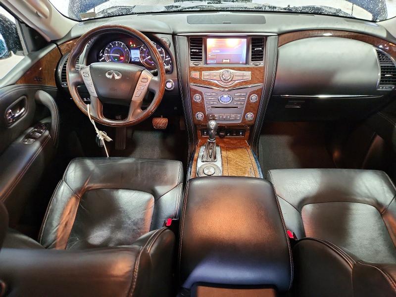 2017 Infiniti Qx80 VIN JN8AZ2NF8H9640472 COPART salvage auction — FRONT END, VA - CERT OF TITLE - SALVAGE, sold $3,700 on 2026-07-31 (photo 8)