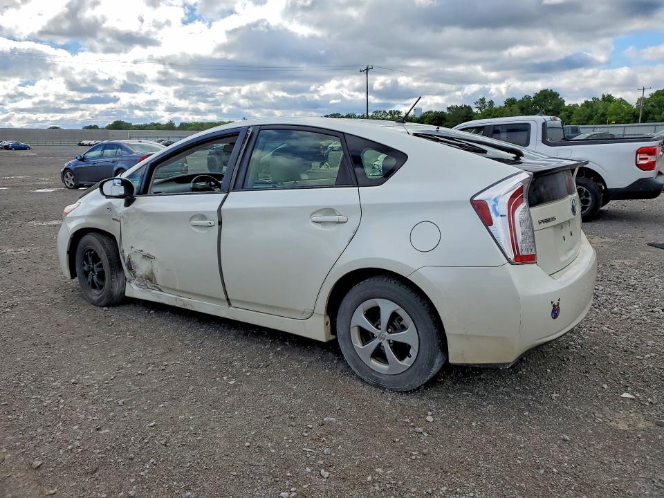 2012 Toyota Prius VIN JTDKN3DU7C1551520 COPART salvage auction — FRONT END, Ny - Mv-907A Salvage Certificate, sold $2,100 on 2026-07-27 (photo 2)