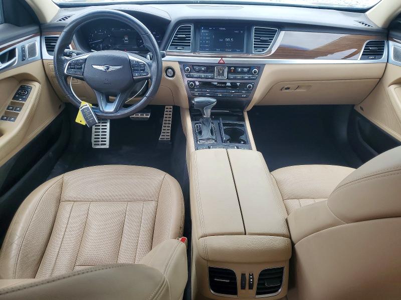 2019 Genesis G80 VIN KMHGN4JE1KU291830 COPART salvage auction — SIDE, FL - CERT OF TITLE SLVG REBUILDABLE, sold $2,650 on 2026-07-24 (photo 8)
