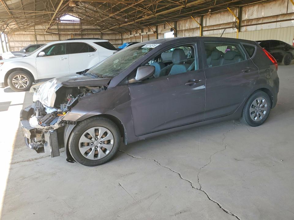 2017 Hyundai VIN KMHCT5AE3HU318030 COPART salvage auction — FRONT END, Az - Cert Of Title - Salvage, sold $350 on 2026-07-27 (photo 1)