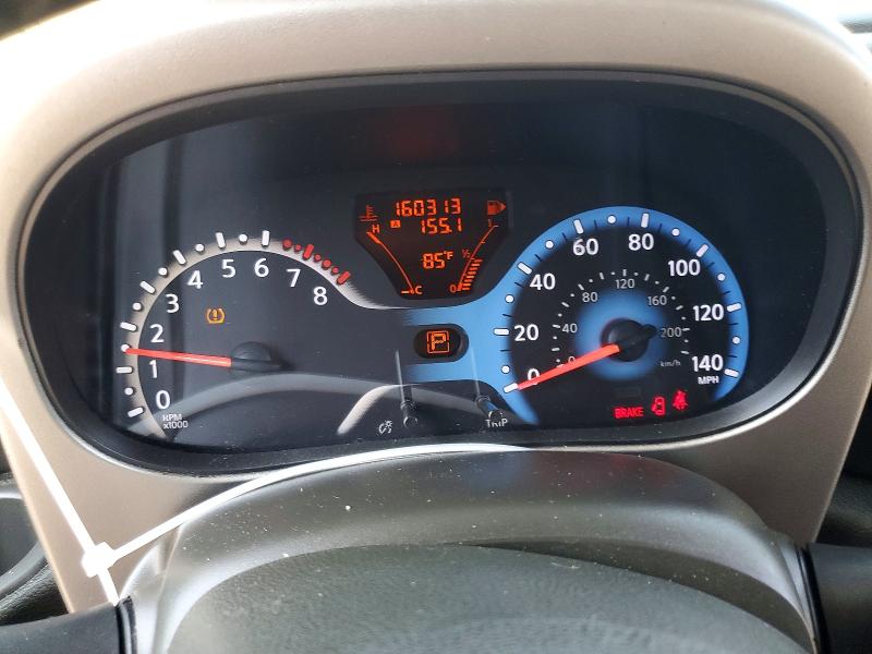 2009 Nissan Cube VIN JN8AZ28R39T123364 COPART salvage auction — FRONT END, Ga - Cert Of Title-Salvage, sold $550 on 2026-07-07 (photo 9)