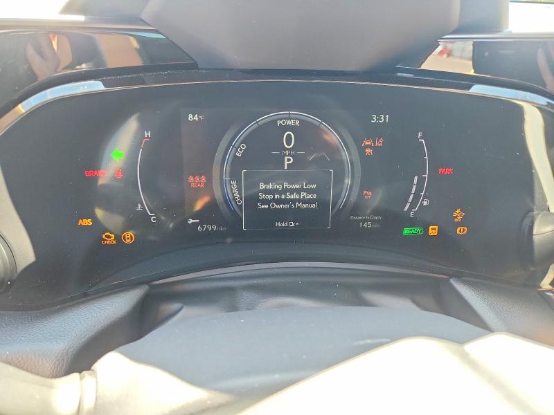 2025 Lexus Nx VIN JTJGKCEZ0S5030930 COPART salvage auction — FRONT END, Ca - Salvage Certificate, sold $22,200 on 2026-07-13 (photo 9)