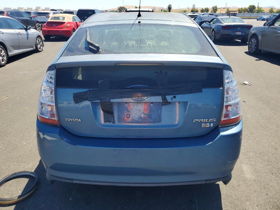 2006 Toyota Prius VIN JTDKB20U063151445 COPART salvage auction — VANDALISM, Ca - Salvage Certificate, sold $600 on 2026-07-20 (photo 6)