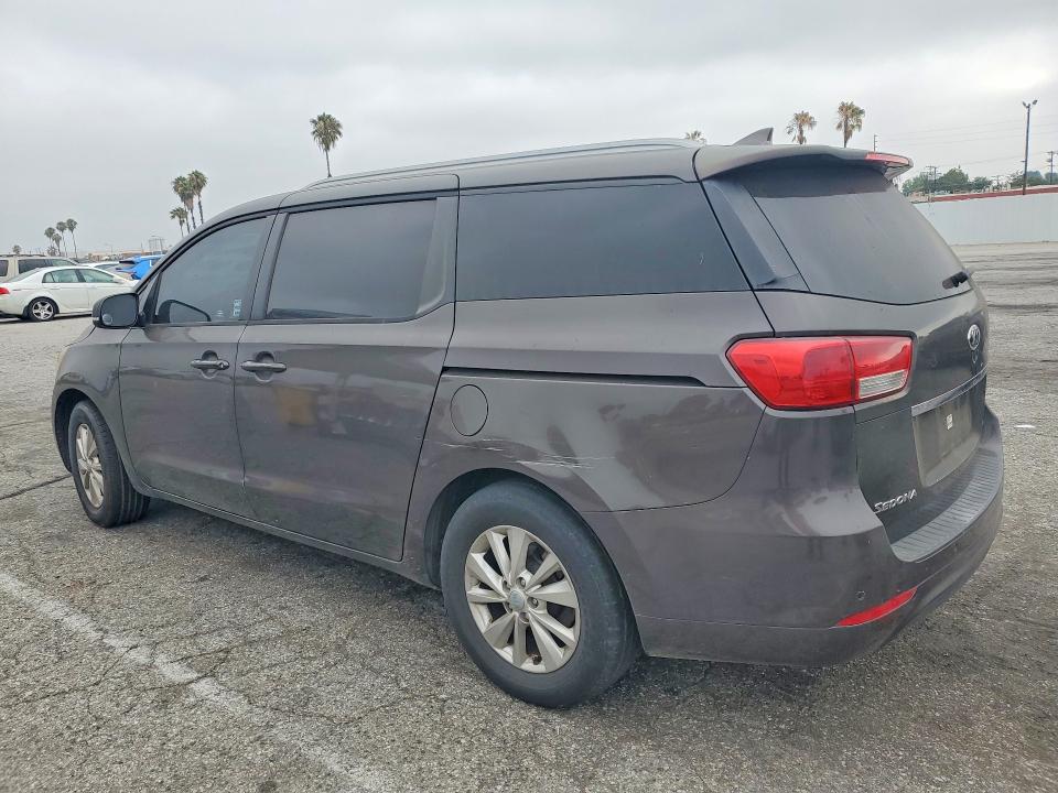 2015 Kia SEDONA VIN KNDMB5C16F6027996 COPART salvage auction — FRONT END, CA - LIEN PAPERS-CLEAN OR AC, sold $775 on 2026-07-24 (photo 2)