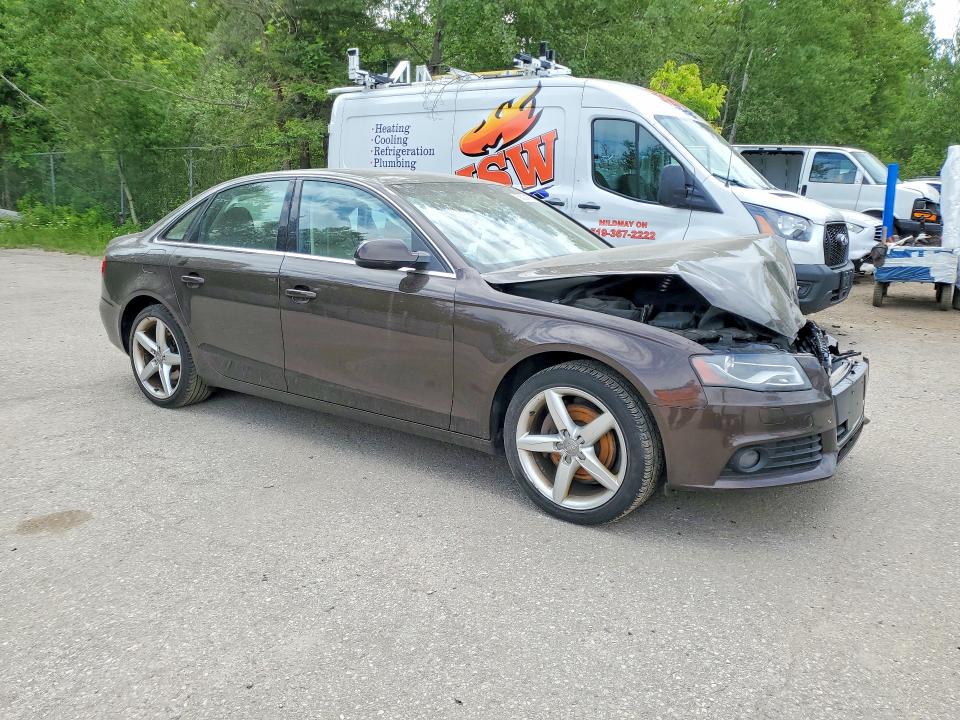 2011 Audi A4 VIN WAUFFCFL2BA101997 COPART salvage auction — FRONT END, ON - PERMIT SALVAGE, sold $300 on 2026-07-23 (photo 4)