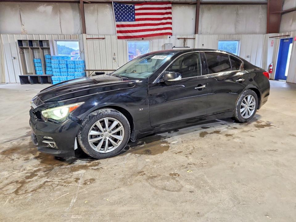 2015 Infiniti VIN JN1BV7AR9FM417394 COPART salvage auction — FRONT END, Ct - Cert Of Title-Salvage, sold $1,100 on 2026-07-08 (photo 1)