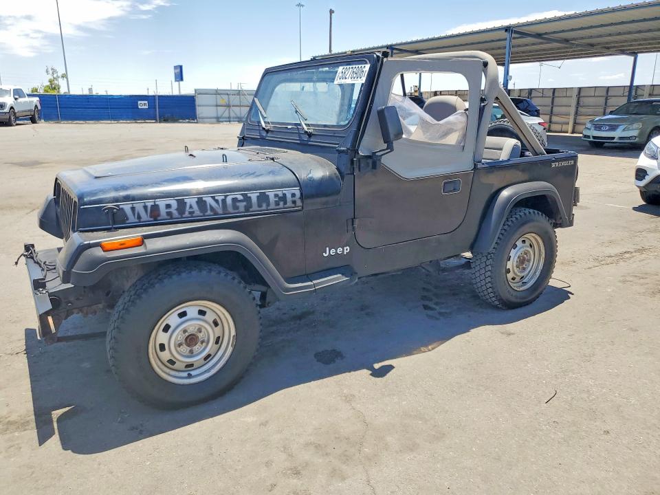 1989 Jeep Wrangler / VIN 2J4FY19E5KJ169262 COPART salvage auction — MECHANICAL, Tx - Certificate Of Title (P), sold $5,800 on 2026-08-03 (photo 1)