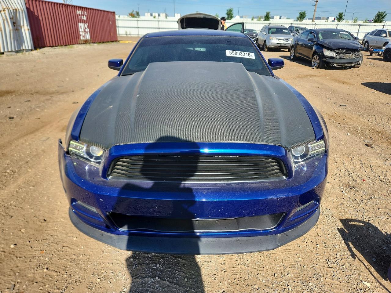 2013 Ford Mustang VIN 1ZVBP8CF4D5264735 COPART salvage auction — Rear End, IL - SALVAGE CERTIFICATE, sold $6,300 on 2026-07-09 (photo 5)