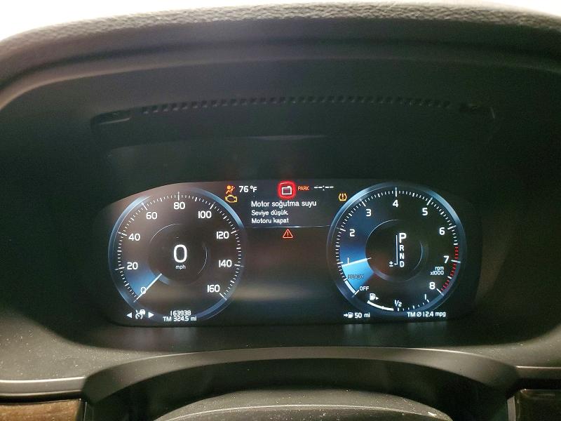 2018 Volvo S90 VIN LVY982MK4JP036184 COPART salvage auction — FRONT END, Pa - Certificate Of Salvage, sold $1,850 on 2026-07-15 (photo 9)