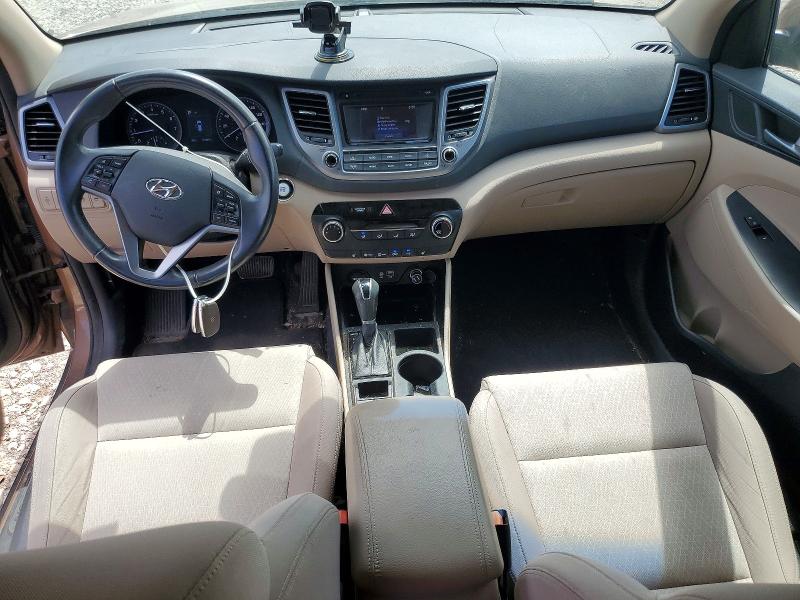 2016 Hyundai Tucson VIN KM8J33A28GU159330 COPART salvage auction — FRONT END, TX - SALVAGE VEHICLE TITLE, sold $275 on 2026-07-16 (photo 8)