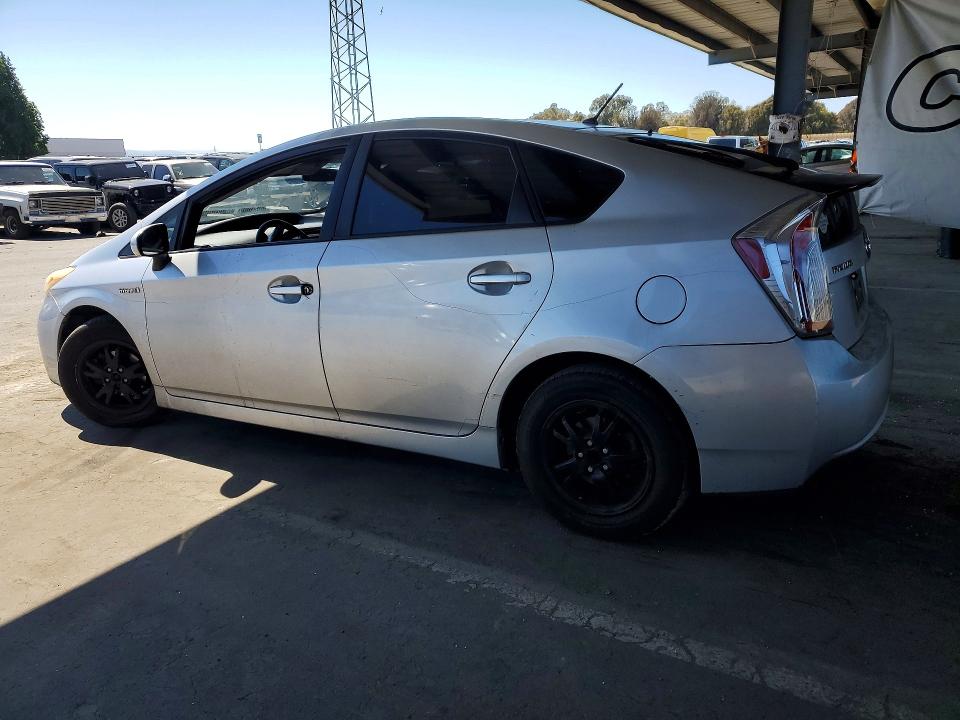 2012 Toyota Prius VIN JTDKN3DUXC5445149 COPART salvage auction — VANDALISM, CA - SALVAGE CERTIFICATE, sold $900 on 2026-07-09 (photo 2)