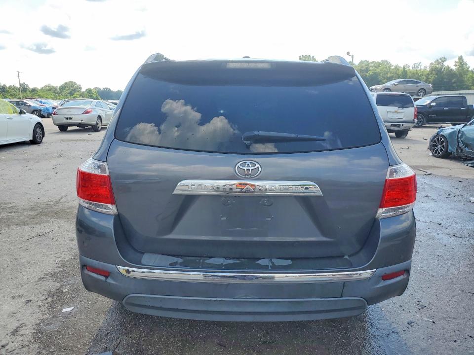 2012 Toyota Highlander VIN 5TDZK3EH6CS050971 COPART salvage auction — FRONT END, Al - Cert Of Title-Salvage Title, sold $2,750 on 2026-07-23 (photo 6)