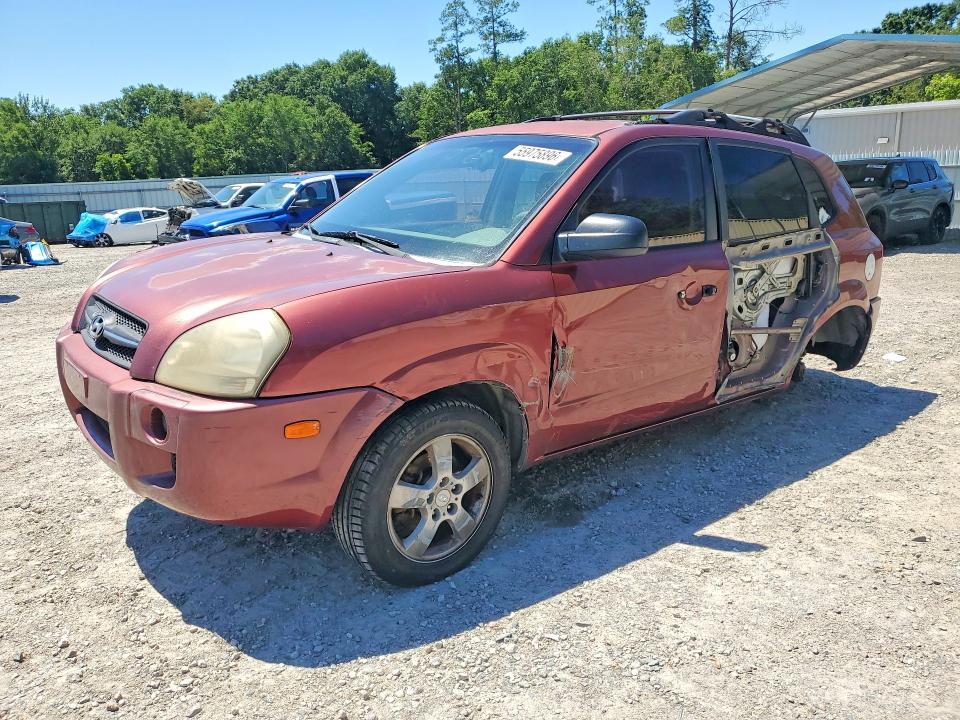 2006 Hyundai Tucson VIN KM8JM12B56U437504 COPART salvage auction — REAR END, GA - CERT OF TITLE-SALVAGE, sold $350 on 2026-07-07 (photo 1)