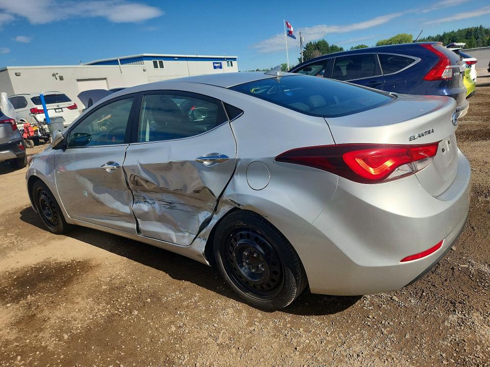 2014 Hyundai Elantra VIN KMHDH4AH5EU189715 COPART salvage auction — SIDE, On - Permit No Brand - Unfit, sold $2,200 on 2026-07-16 (photo 2)