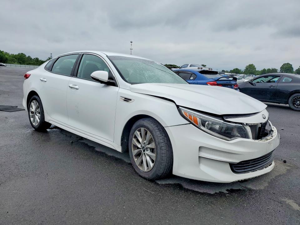 2017 Kia Optima VIN 5XXGT4L39HG147687 COPART salvage auction — FRONT END, Nj - Cert Of Title-Salvage, sold $775 on 2026-07-30 (photo 4)