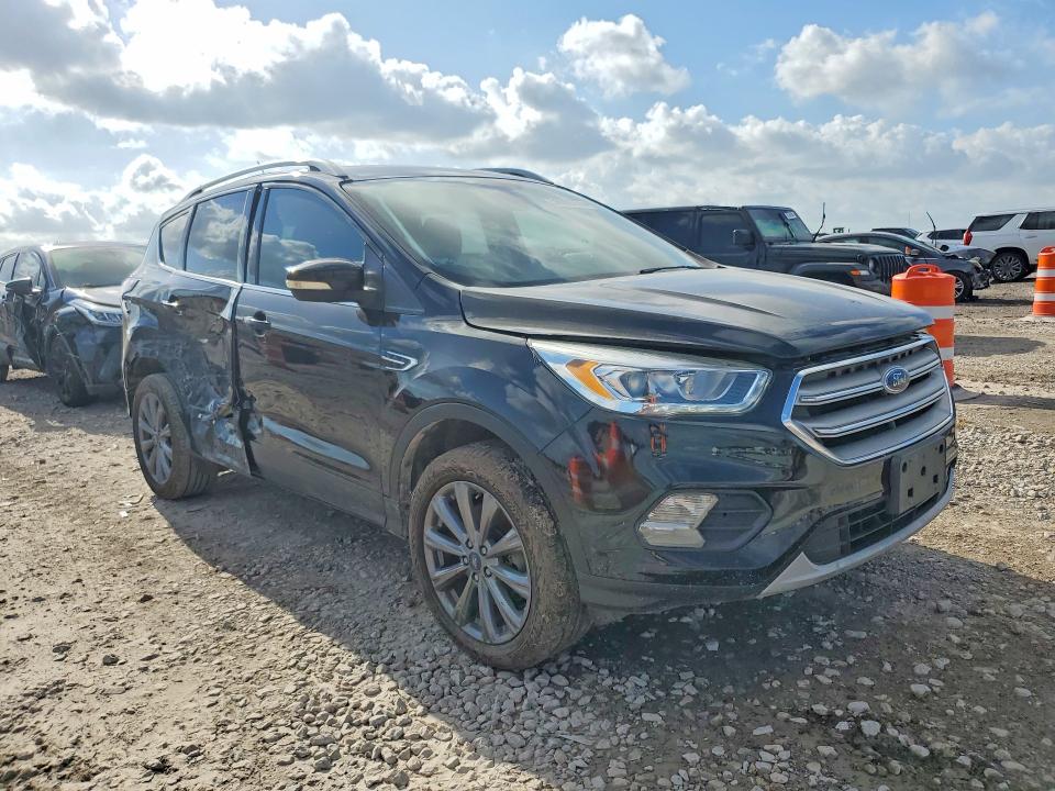 2017 Ford Escape VIN 1FMCU0J98HUD84298 COPART salvage auction — SIDE, Tx - Salvage Vehicle Title, sold $2,300 on 2026-07-09 (photo 4)