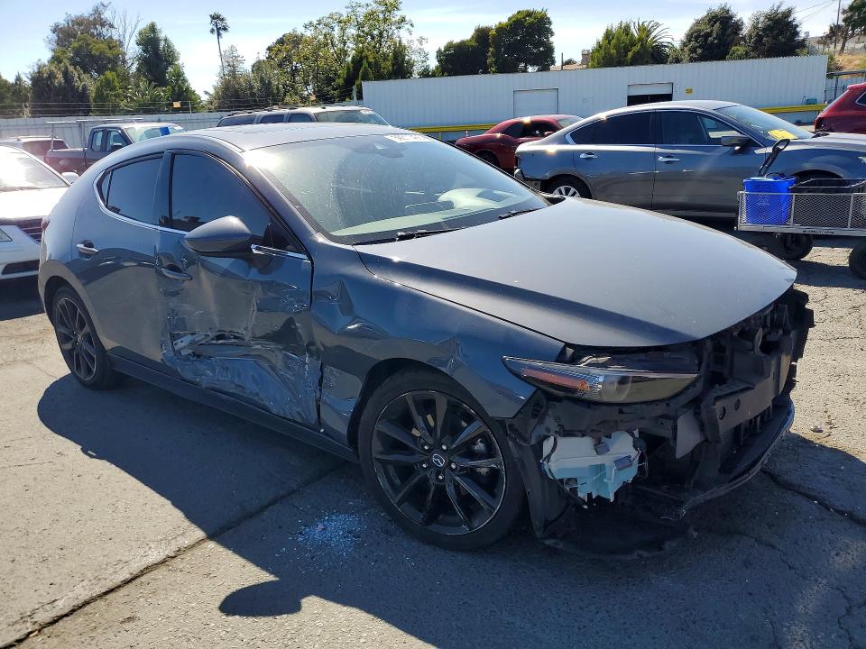 2019 Mazda 3 VIN JM1BPBNM4K1138942 COPART salvage auction — FRONT END, Ca - Salvage Certificate, sold $2,850 on 2026-07-31 (photo 4)