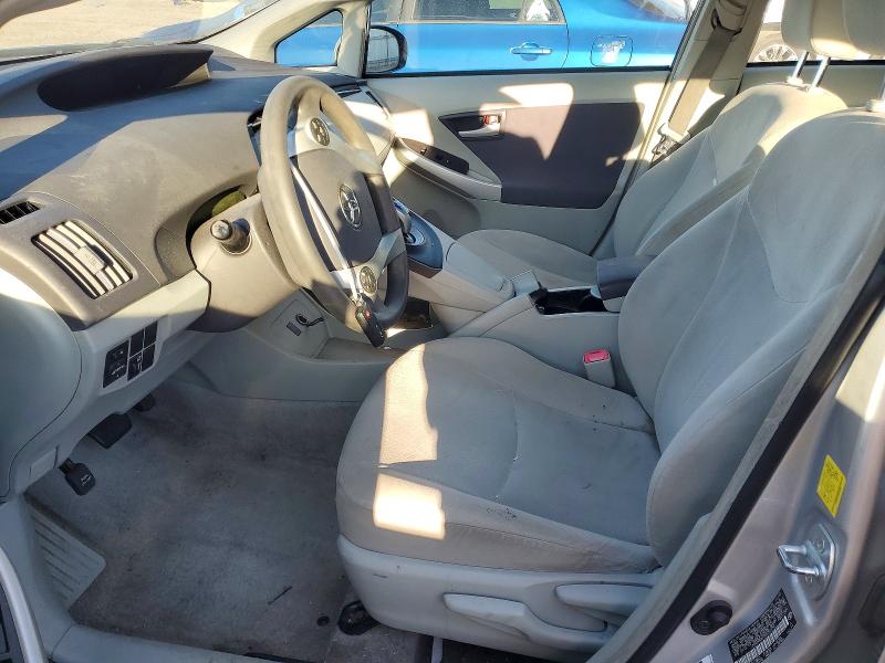2011 Toyota Prius VIN JTDKN3DU1B0250956 COPART salvage auction — FRONT END, Ca - Salvage Certificate, sold $700 on 2026-07-09 (photo 7)
