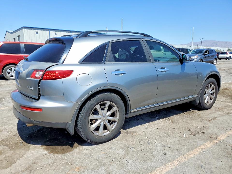 2007 Infiniti Fx VIN JNRAS08U37X100939 COPART salvage auction — REAR END, Nv - Salvage Title, sold $125 on 2026-07-14 (photo 3)