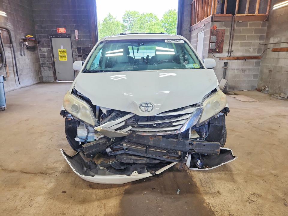 2011 Toyota Sienna VIN 5TDDK3DC7BS011837 COPART salvage auction — FRONT END, NY - MV-907A SALVAGE CERTIFICATE, sold $2,150 on 2026-07-13 (photo 5)