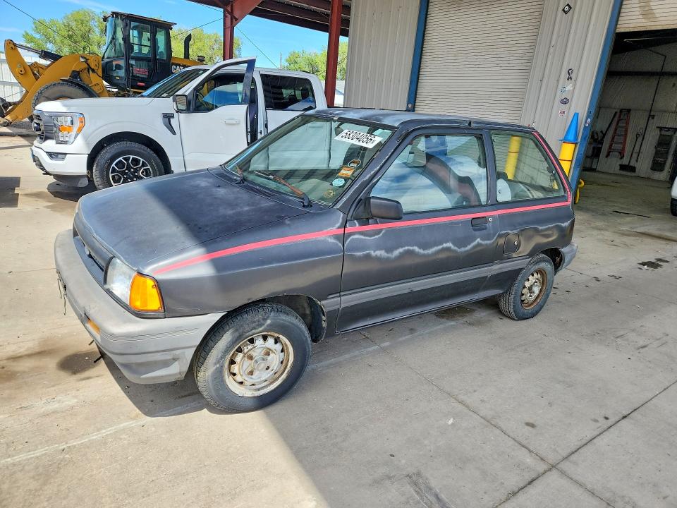 1988 Ford Festiva VIN KNJBT06K8J6197083 COPART salvage auction — REAR END, Mt - Certificate Of Title, sold $400 on 2026-07-06 (photo 1)