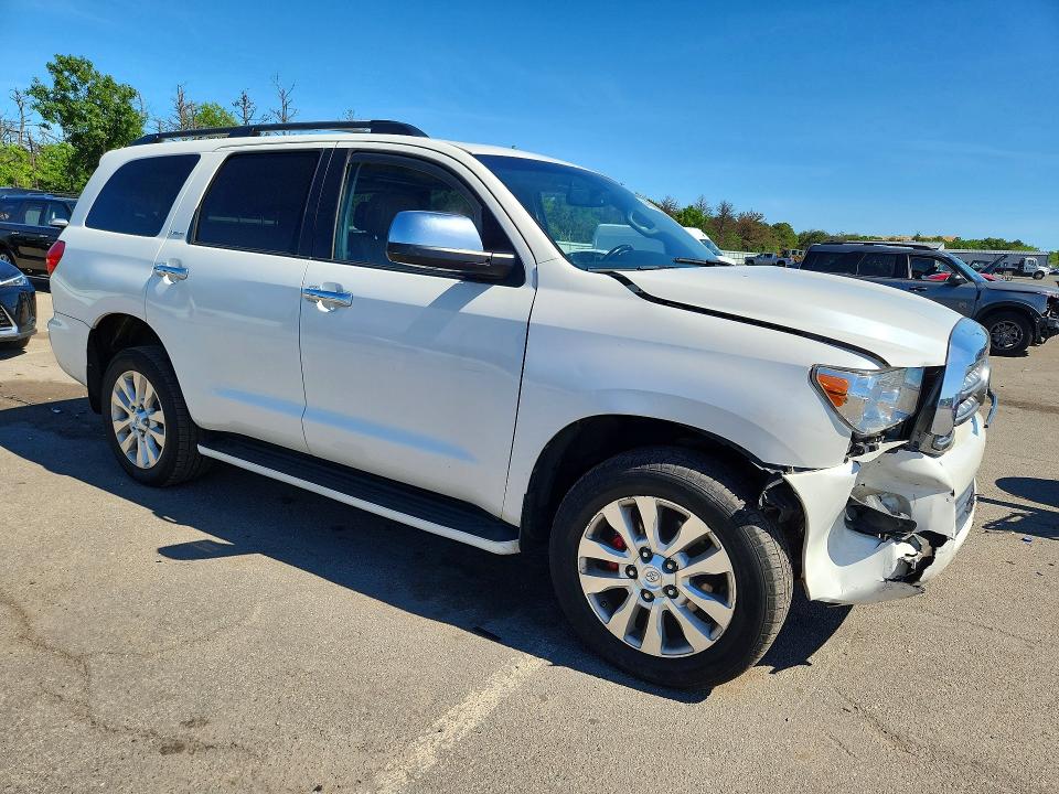 2011 Toyota Sequoia VIN 5TDDY5G10BS051794 COPART salvage auction — FRONT END, Ny - Mv-907A Salvage Certificate, sold $4,500 on 2026-07-08 (photo 4)