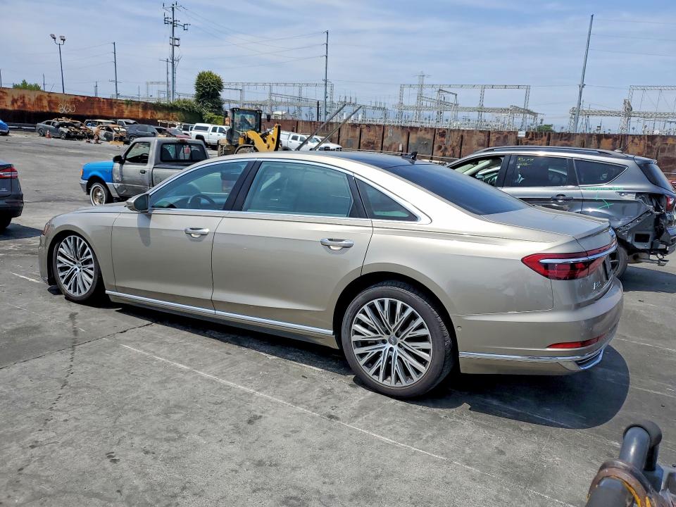 2019 Audi A8 VIN WAU8DAF85KN017647 COPART salvage auction — FRONT END, CA - SALVAGE CERTIFICATE, sold $12,300 on 2026-07-22 (photo 2)