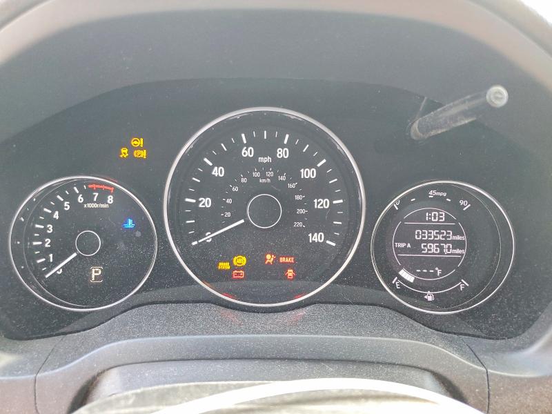 2019 Honda Hr-v VIN 3CZRU5H37KG713851 COPART salvage auction — FRONT END, Oh - Cert Of Title-Salvage, sold $2,500 on 2026-07-02 (photo 9)
