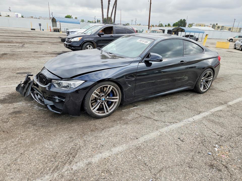 2015 BMW M4 VIN WBS3R9C56FK331217 COPART salvage auction — FRONT END, Ca - Salvage Certificate, sold $8,600 on 2026-07-31 (photo 1)
